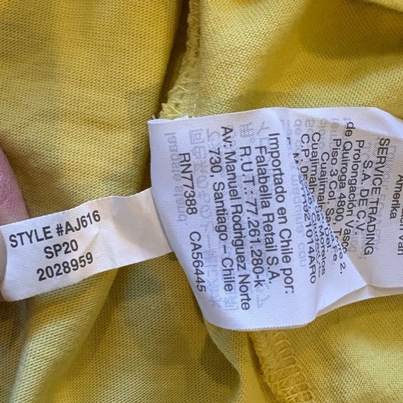 J Crew Puffed-Sleeve Woven Lace Top Vivid Yellow Size Medium - Picture 9 of 11